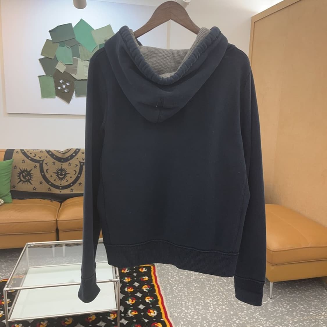 아베크롬비 빈티지 레트로 아치로고 약기모 후드티 XL C07968 상품이미지4