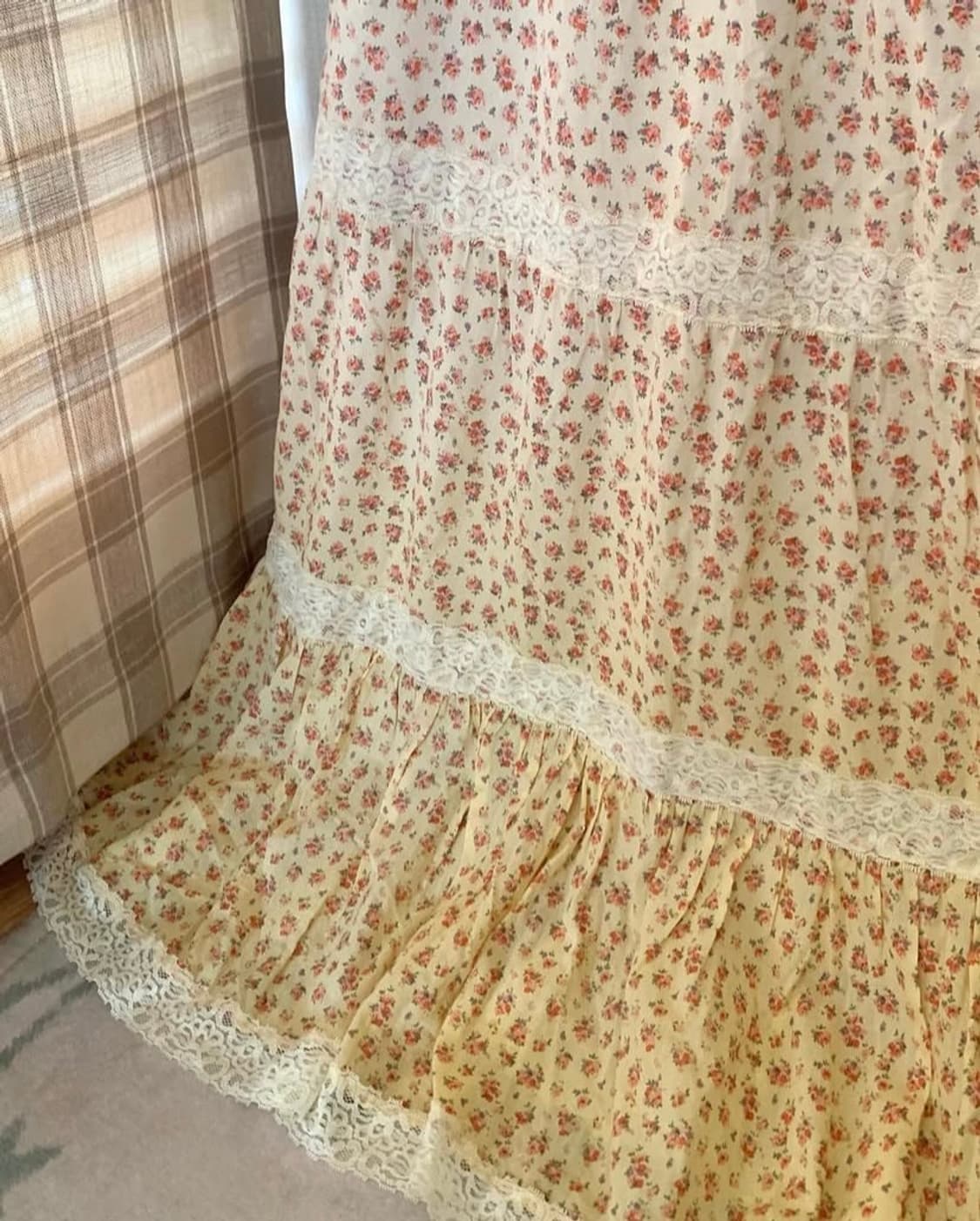 플로럴 그라대이션 레이스 끈원피스 상품이미지2