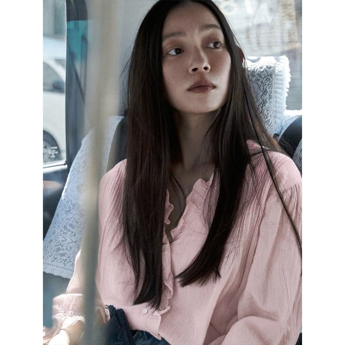 비아플레인 VILLA DE VIAPLAIN 프릴 블라우스 상품이미지1