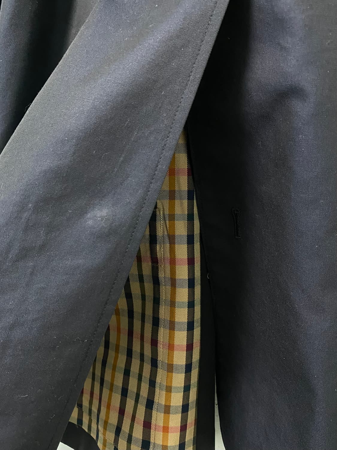 닥스 DAKS / 싱글 트렌치 코트 네이비 / 55 상품이미지4