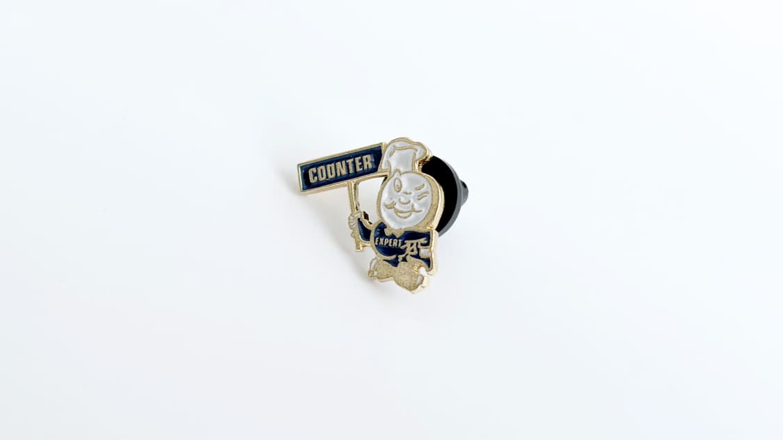 맥도날드 빈티지 크루 핀뱃지 라펠핀 ‘Speedee Counter’ 상품이미지5