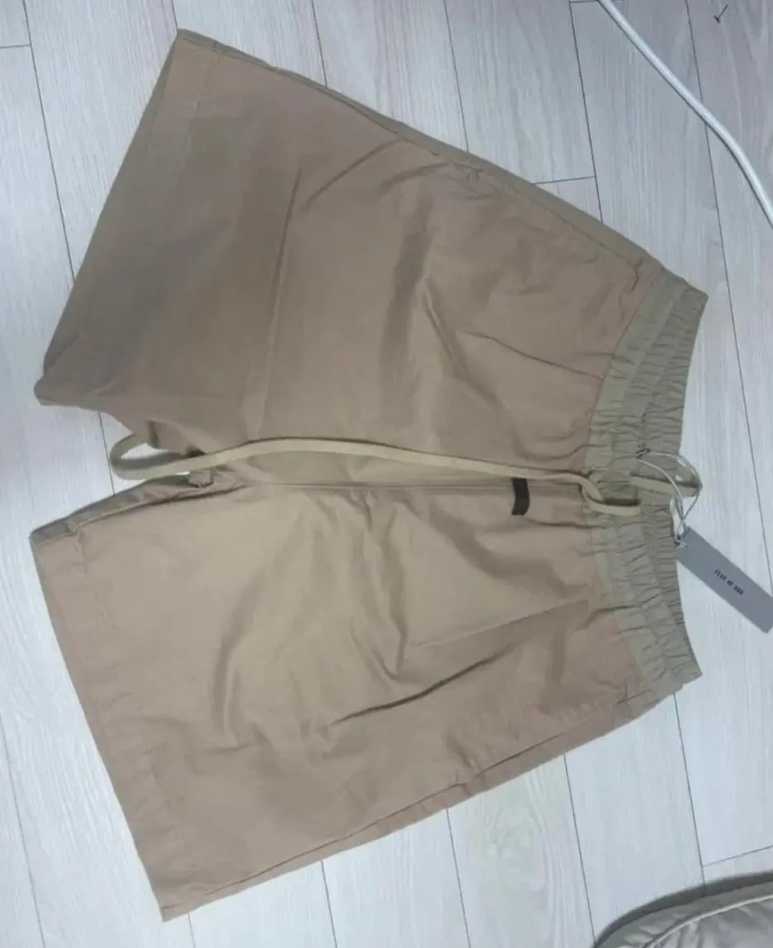 [M] 피어오브갓 베이지 트라우저 쇼츠 상품이미지1