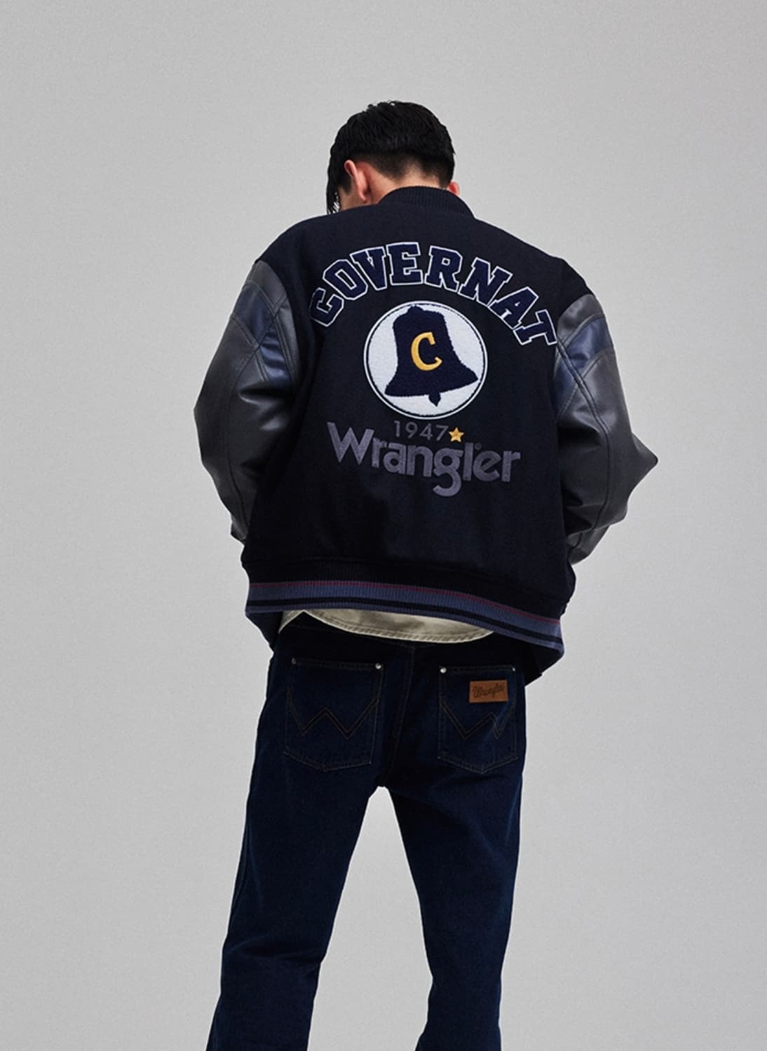 (착샷) 커버낫 x 랭글러 바시티 스타디움 자켓 상품이미지10