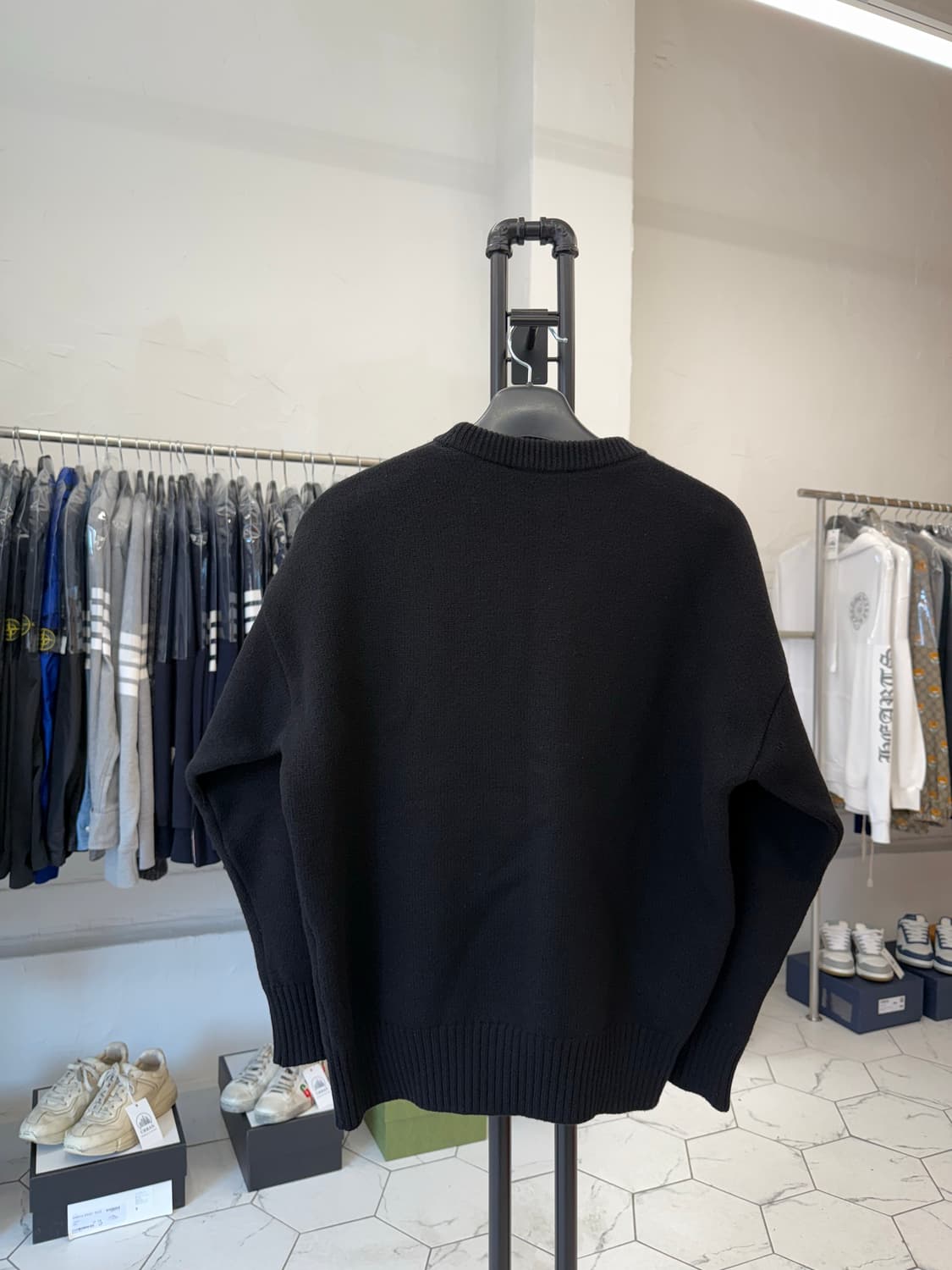 [M] 아미 빅하트 로고 니트 상품이미지2