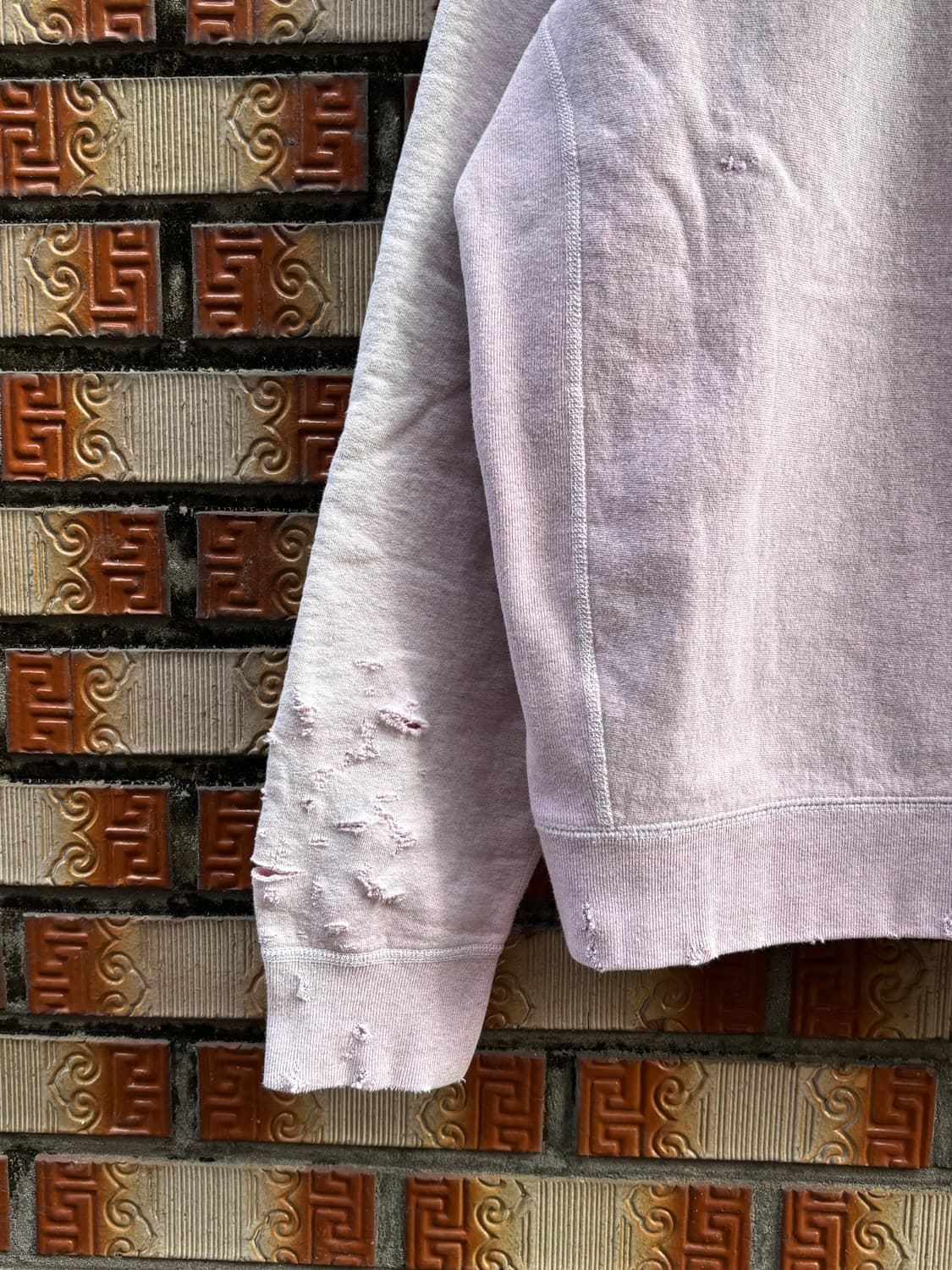 18ss 슈프림 핑크다잉 디스트레스드 gonz 후드 상품이미지8