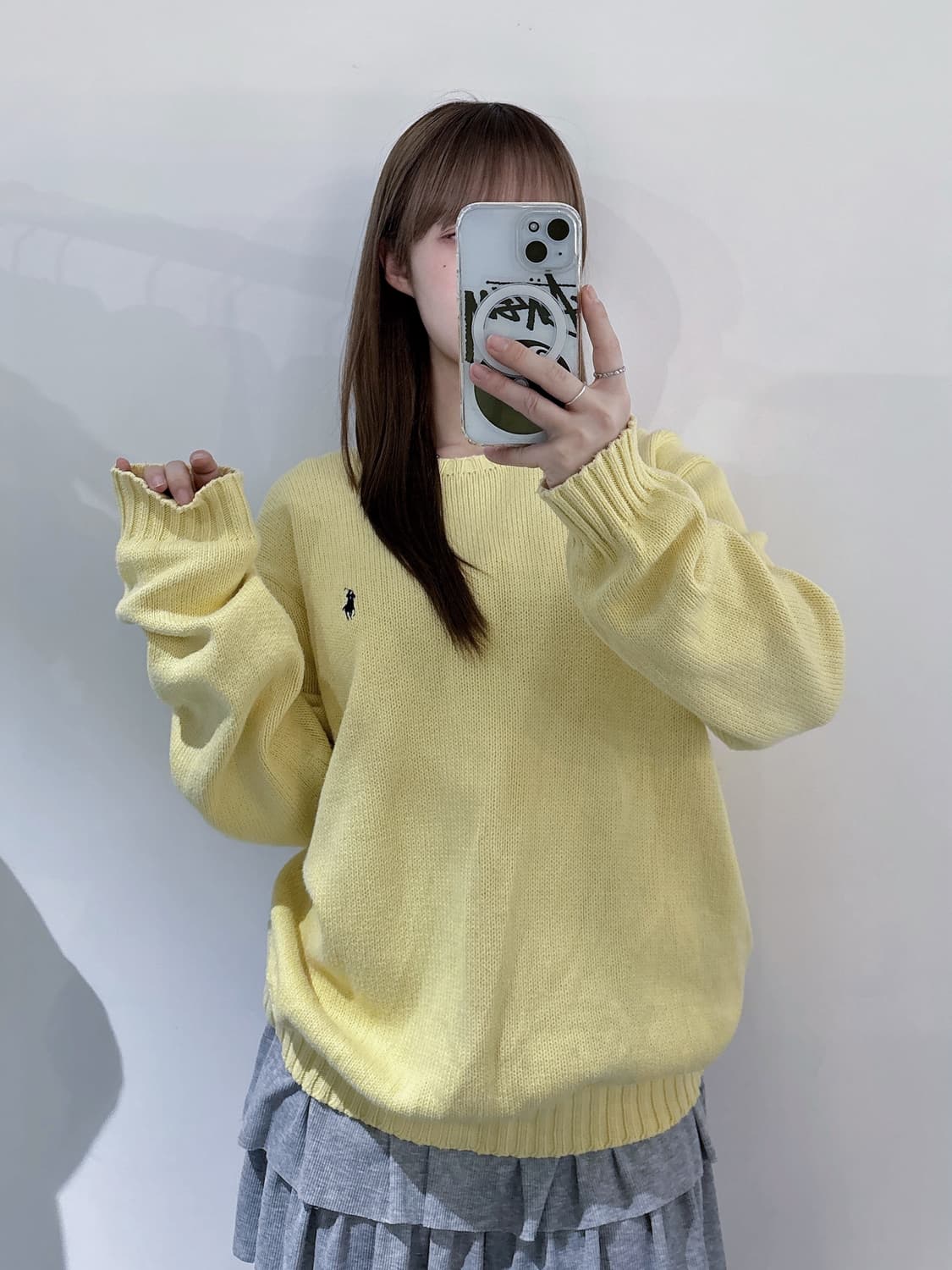 폴로랄프로렌 네이비포니 레몬 니트 상품이미지2