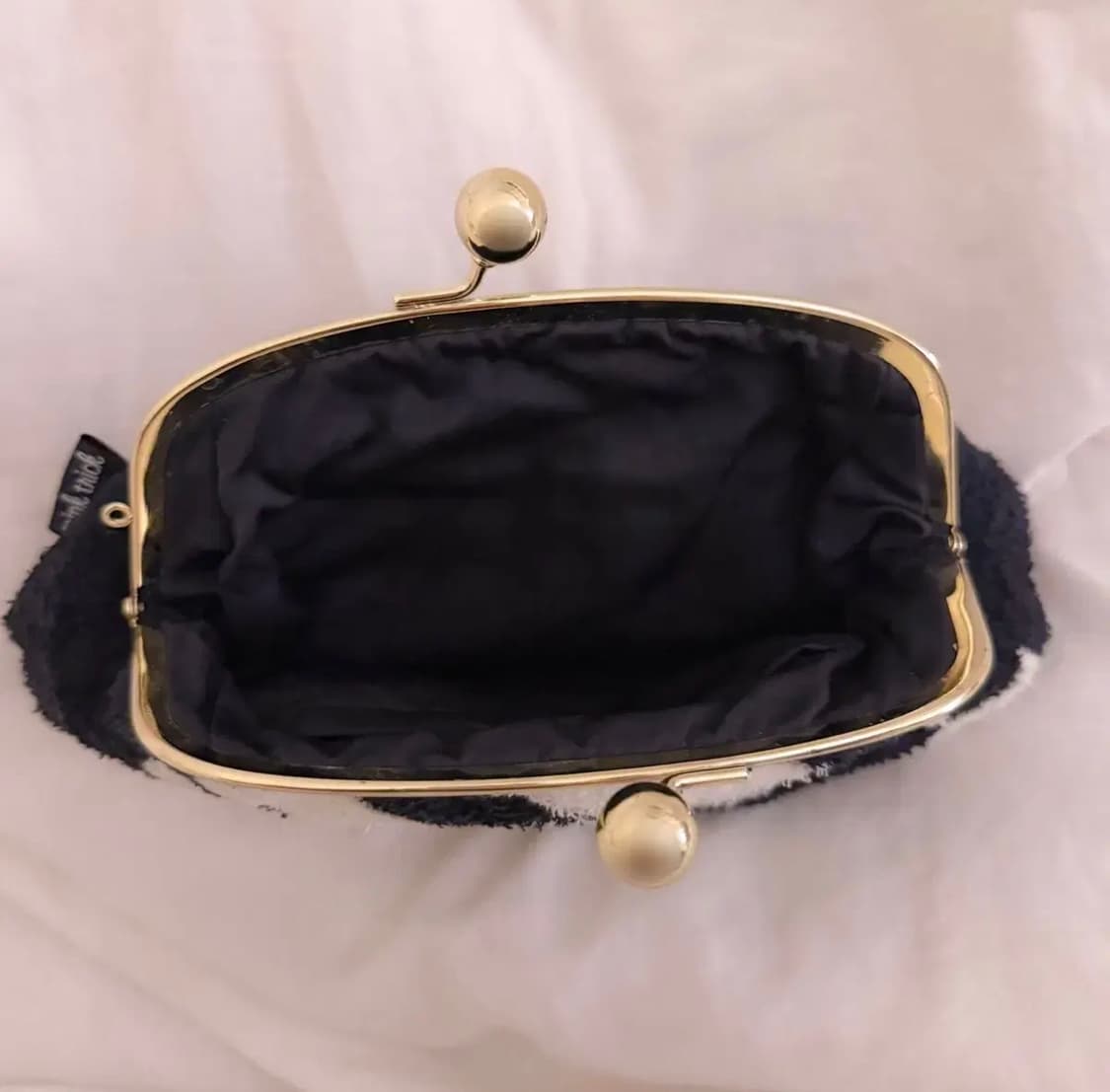 일본 pinktrick 리본 스트라이프 파우치 히메갸루라떼갸루 상품이미지3