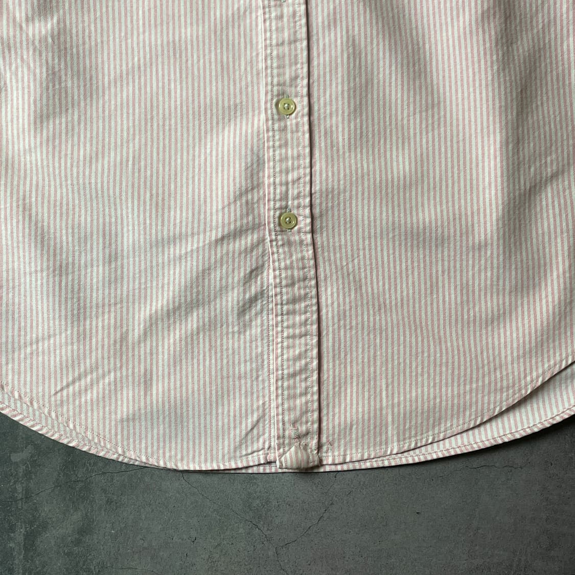 RALPH LAUREN 랄프로렌 빈티지 핑크 스트라이프 코튼셔츠 상품이미지3