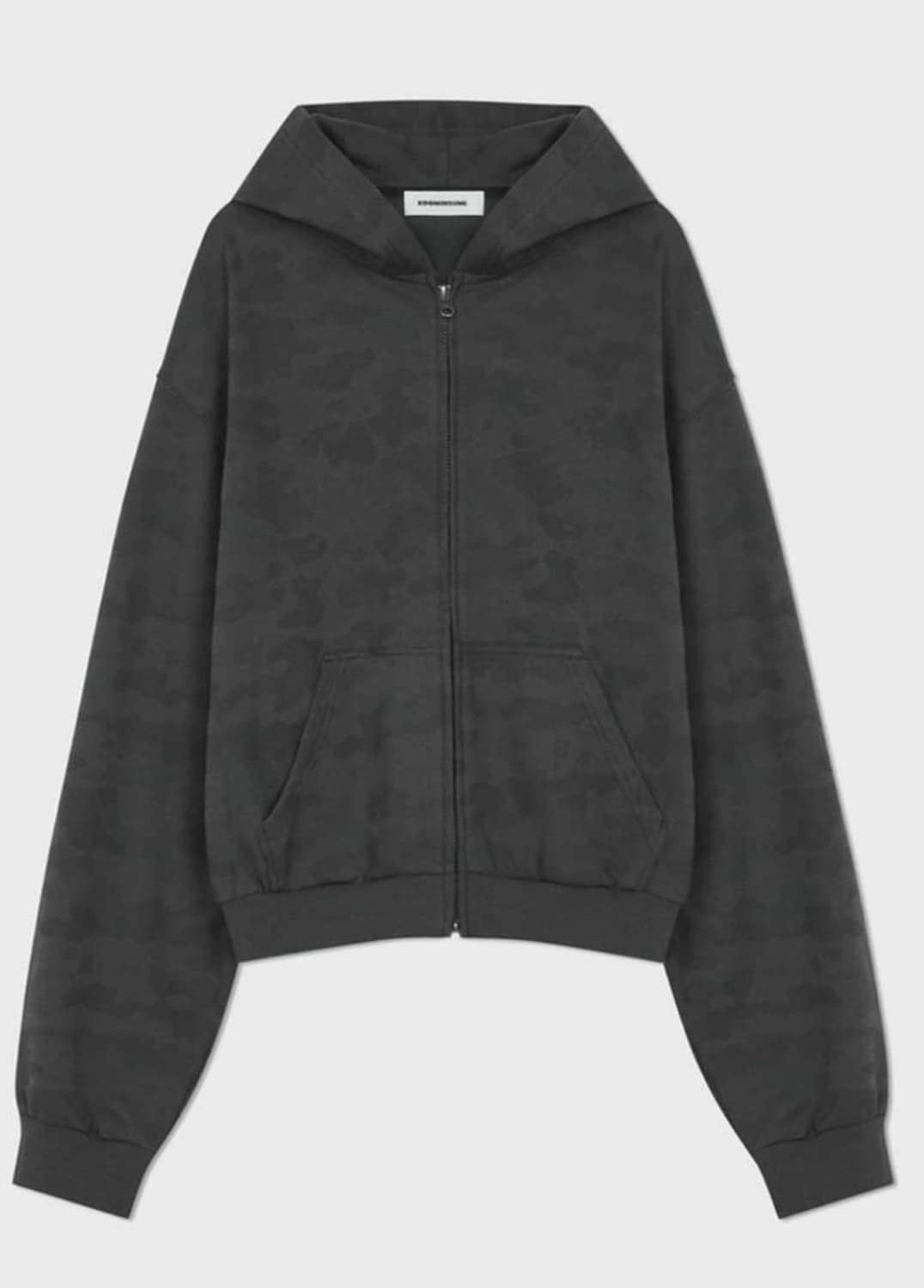 (M) 구민성 크롭 후드집업 카모 상품이미지2