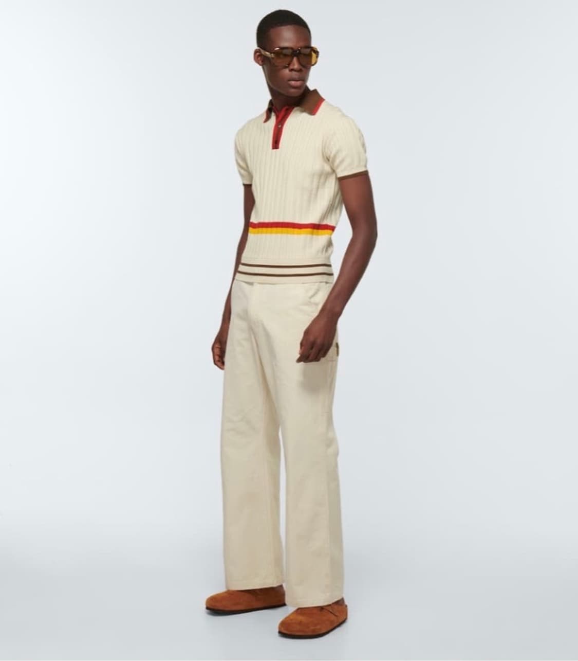 웨일즈보너 오프화이트 선 폴로 셔츠 xl 상품이미지1