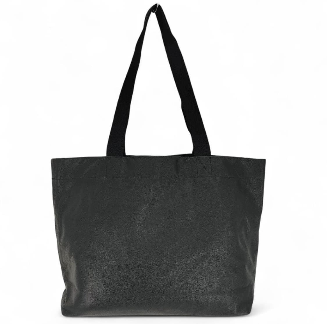 요지 야마모토 카우레더 레터링 토트백 상품이미지2