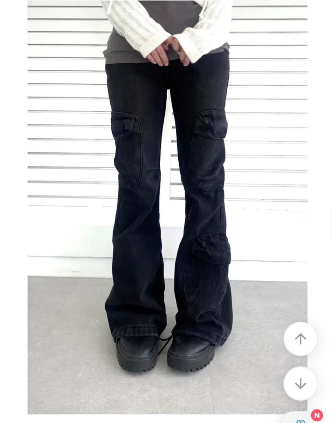 부츠컷 카고 팬츠 상품이미지3