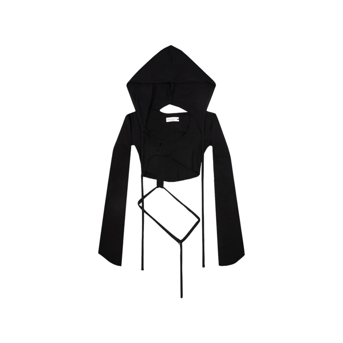 aesynctx HOODED CARDIGAN BLACK - S 상품이미지1