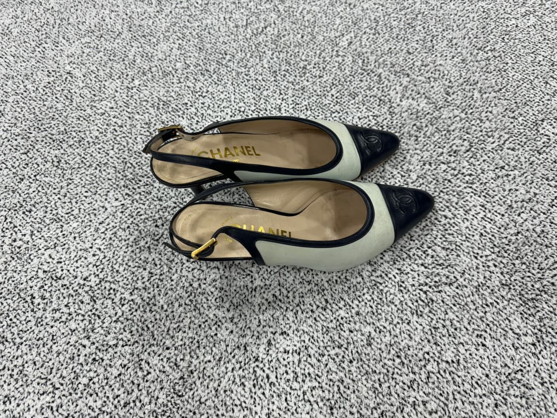 샤넬 빈티지 투톤 슬링백 상품이미지3
