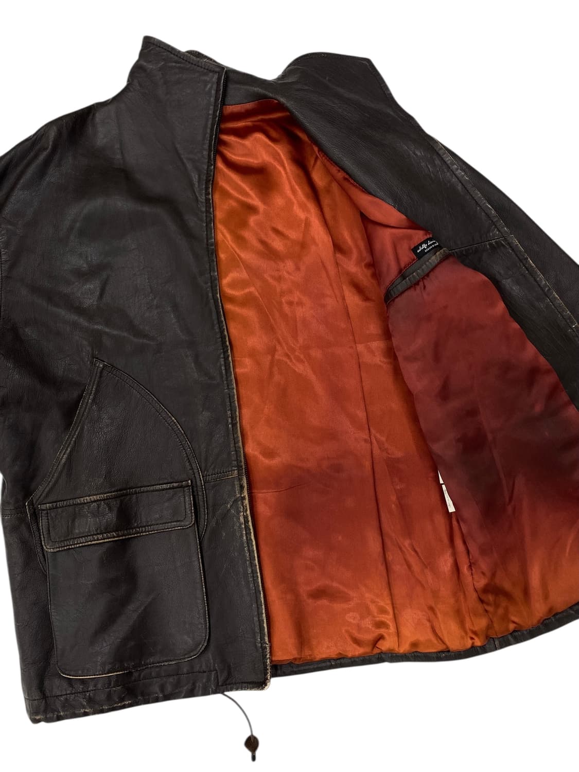 90's Adolfo Dominguez 레더 자켓 상품이미지6