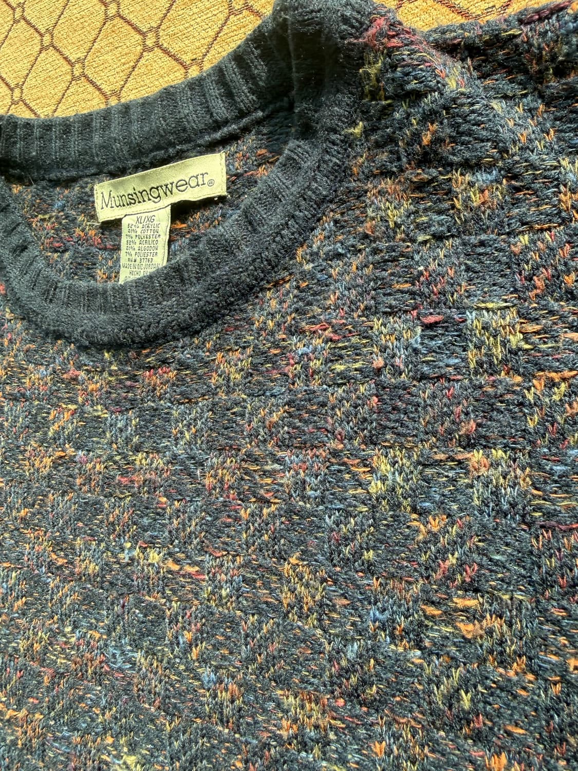 네이비 믹스 니트 상품이미지3