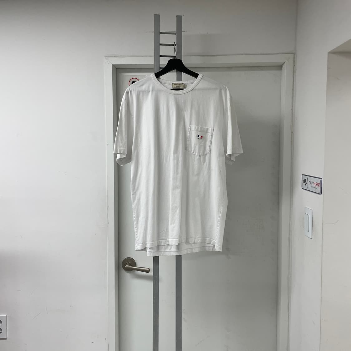 메종키츠네 반팔 티셔츠 화이트 XXL 상품이미지1