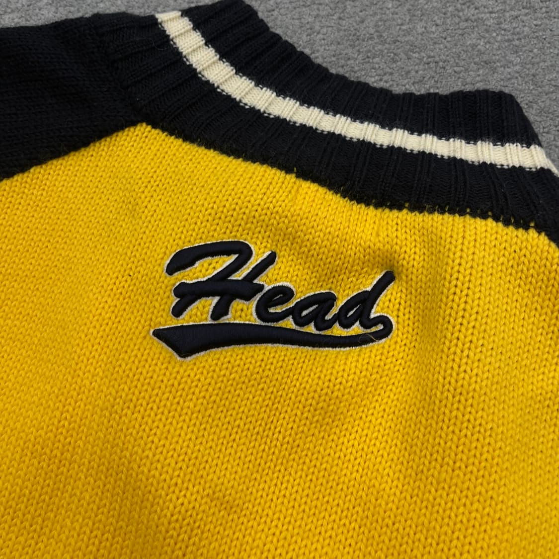 헤드 빈티지 울 니트집업 상품이미지8