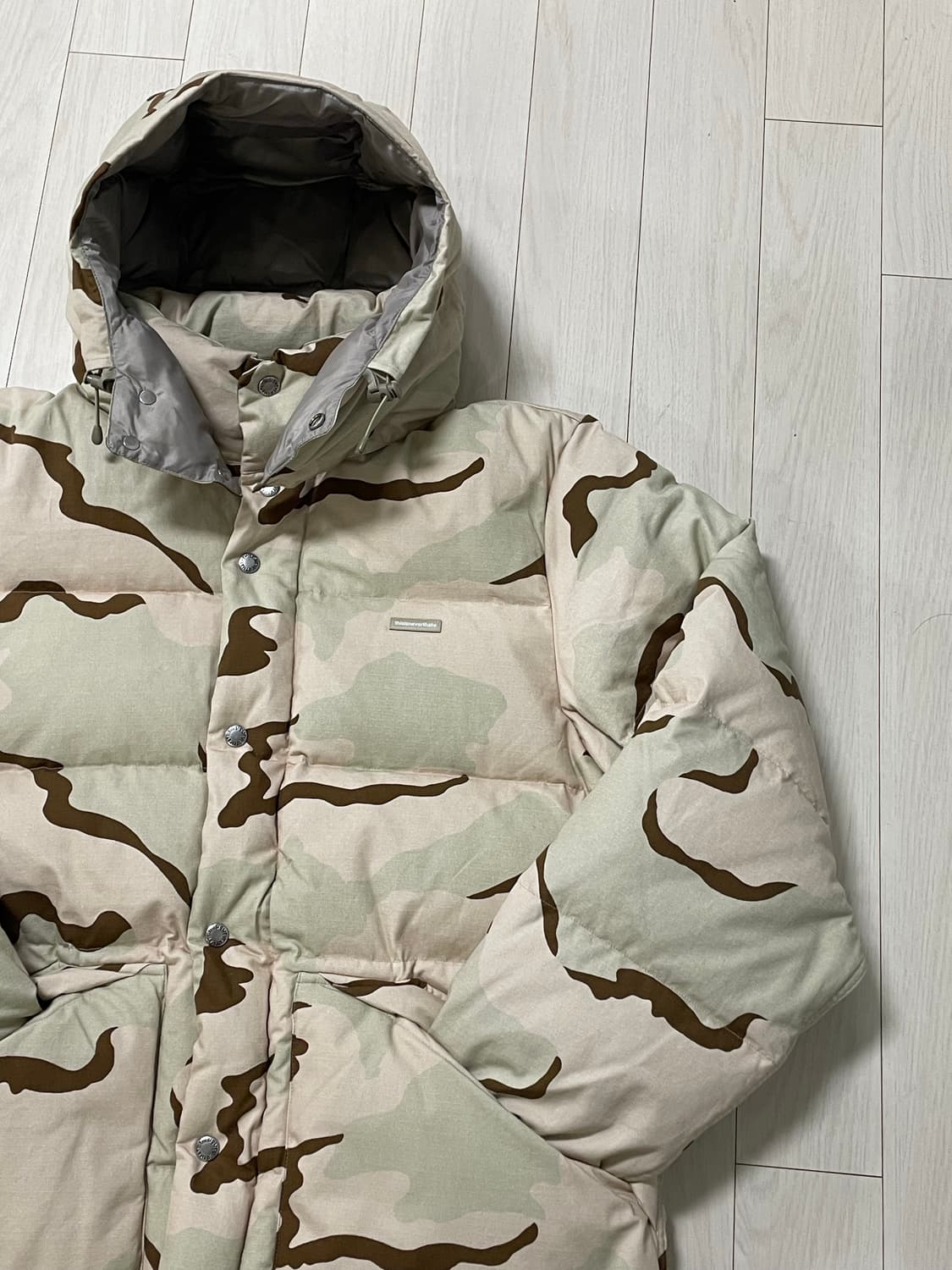 [새상품] 디스이즈네버댓 카모플라주 덕다운 패딩 M 사이즈 상품이미지5