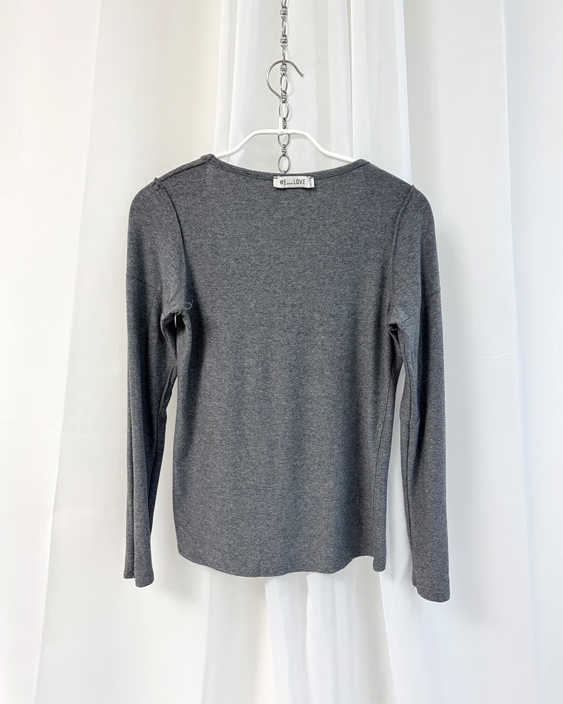 we Love reversible gray t-shirt 상품이미지7