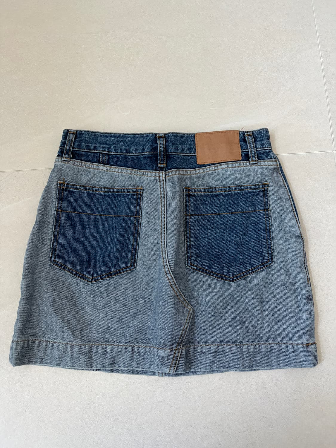 마뗑킴 데님 스커트 상품이미지2