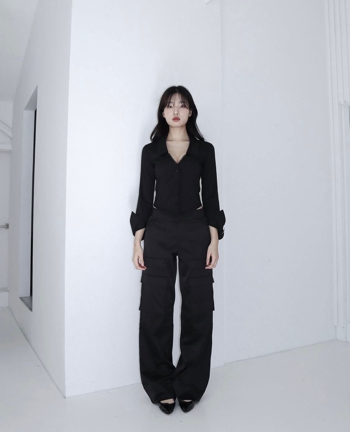 새상품,택o) 클라따 lace princess shirt xs사이즈 상품이미지4