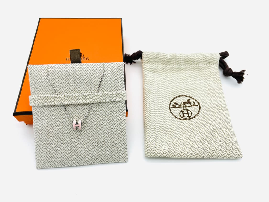 에르메스 미니 팝아슈 펜던트 팔라듐 & 로즈 드라제 H147992FP85 상품이미지5