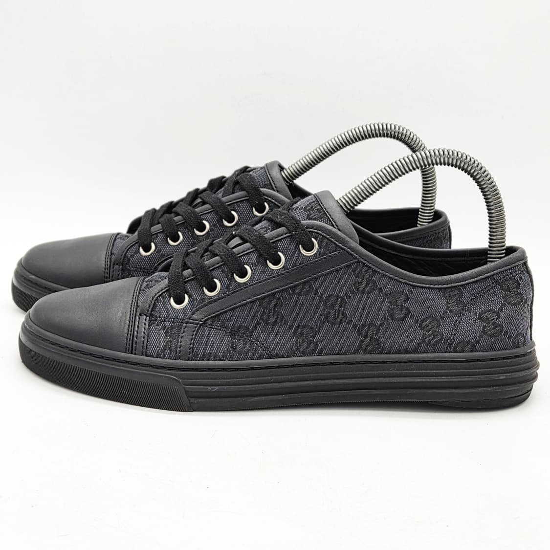  구찌 우먼스 GG 로우탑 스니커즈 블랙 (39)  상품이미지1