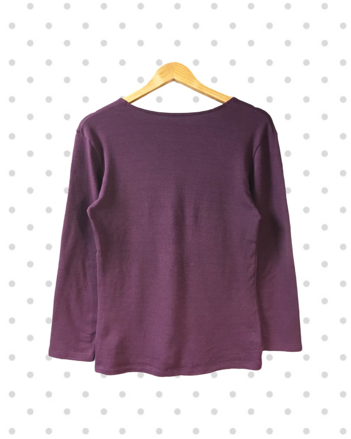 VINTAGE SOFT ROUND LONG SLEEVE PURPLE 상품이미지5