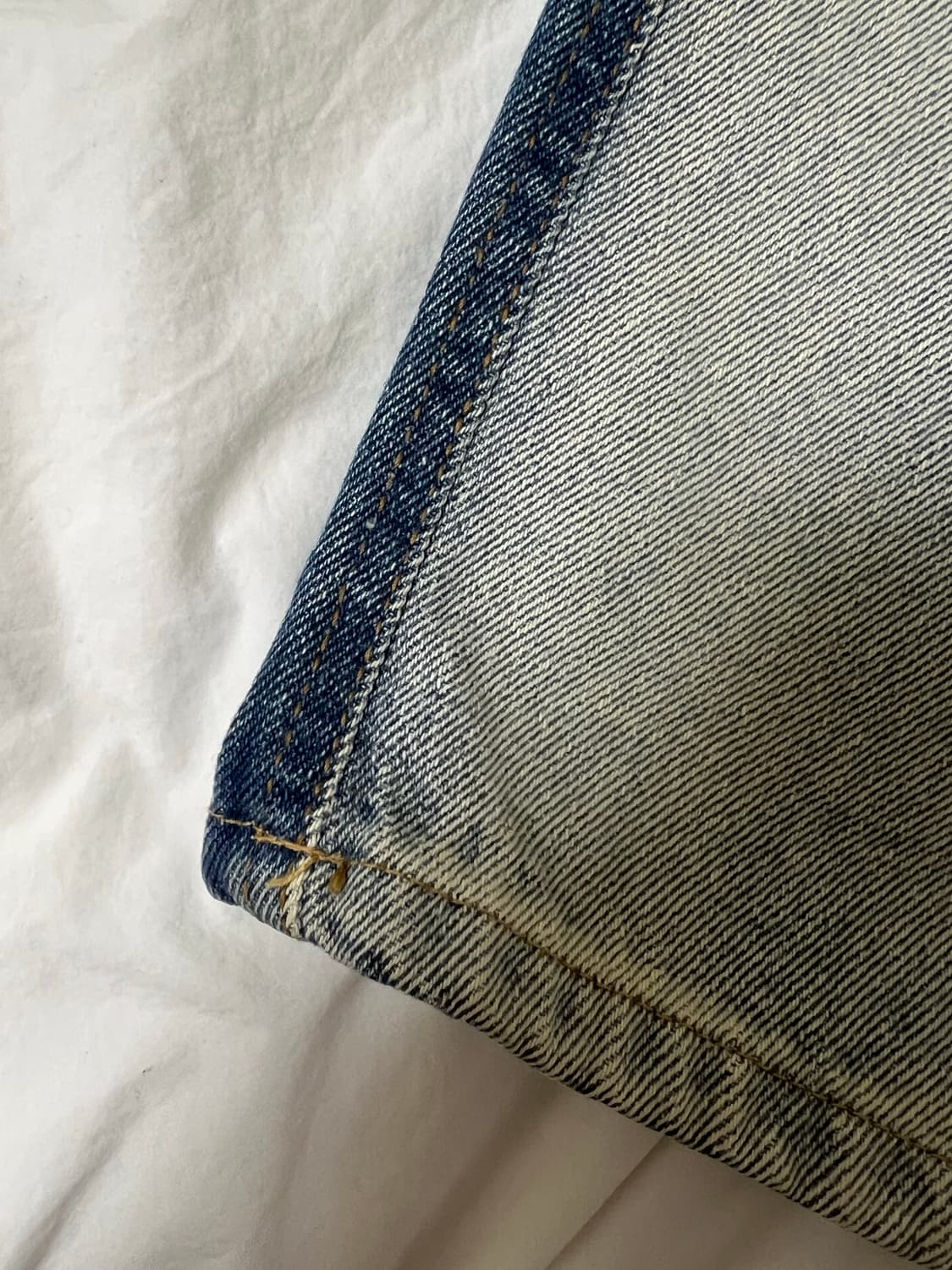 (새상품) 앞뒤 반전 워싱 청바지 상품이미지5