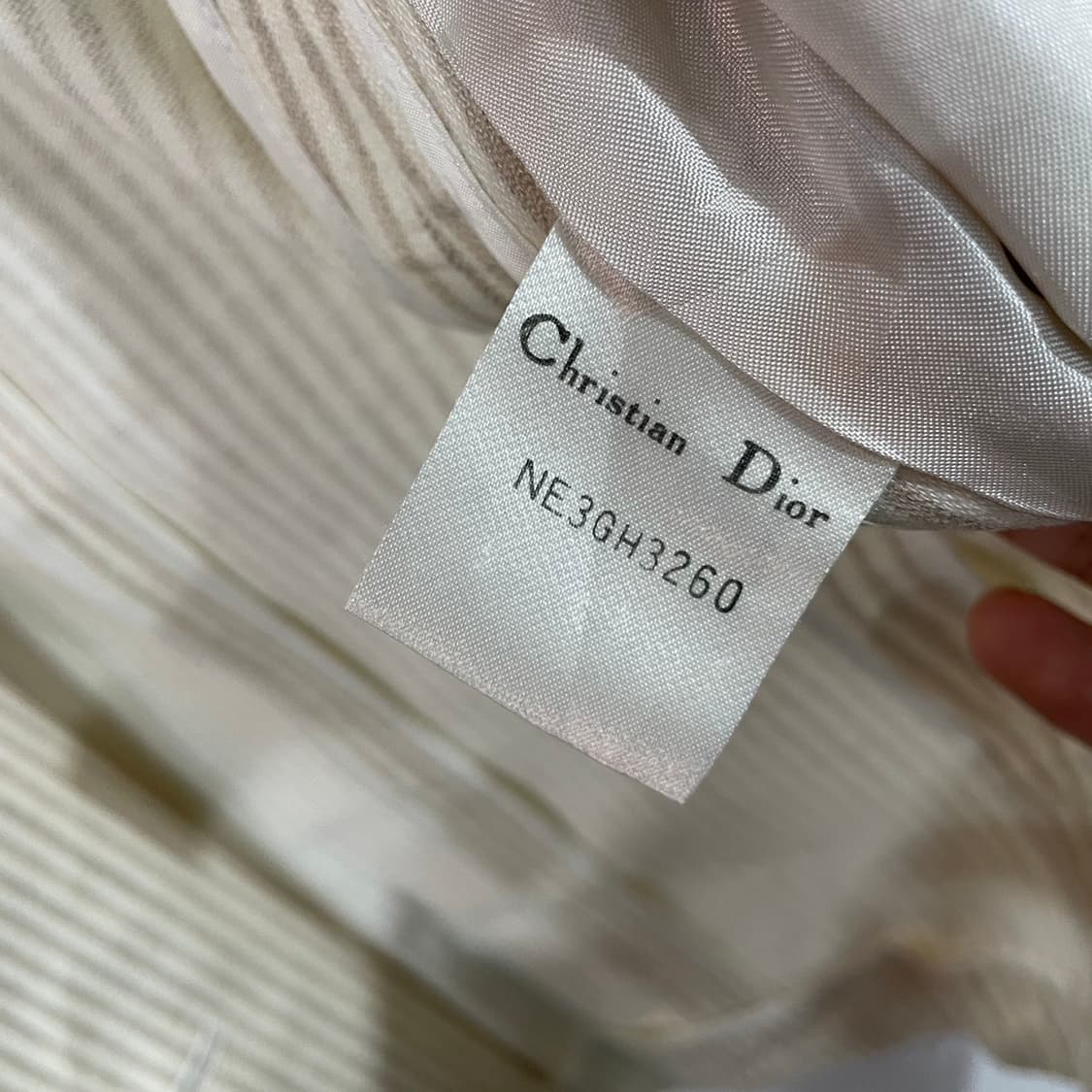 디올 스트라이프 패턴 트위드 자켓 상품이미지7