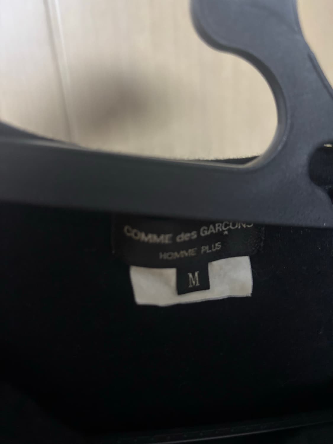 꼼데가르송 옴므 플러스 셔링 티셔츠 M 상품이미지2