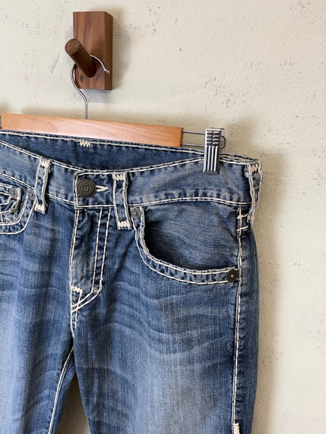 트루릴리전 빈티지 워싱 데님팬츠 상품이미지7