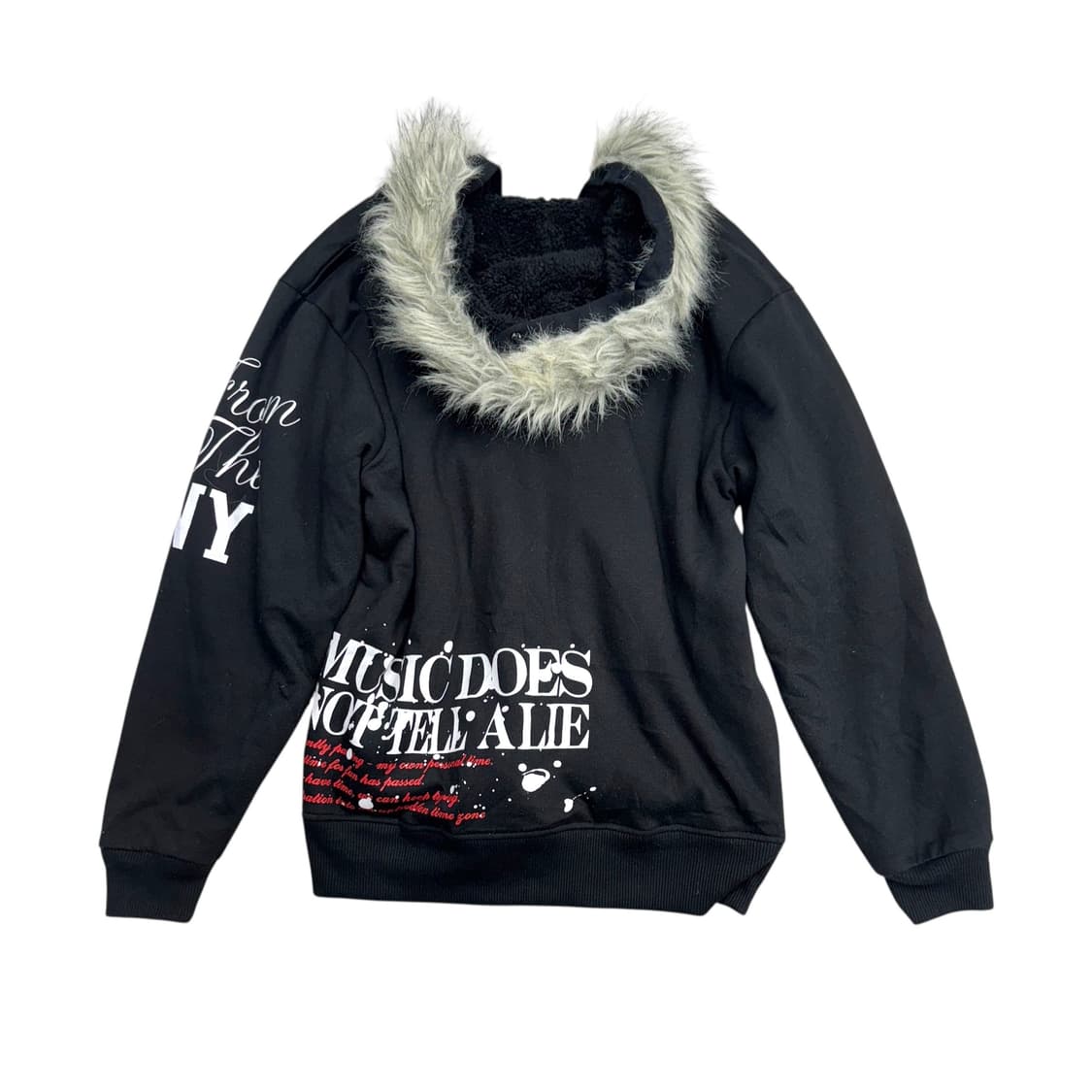 Fur point Punk zip-up  상품이미지2