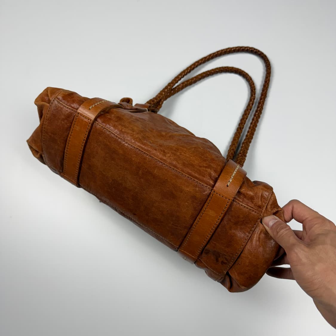 젠텐 가죽 더플백 상품이미지4