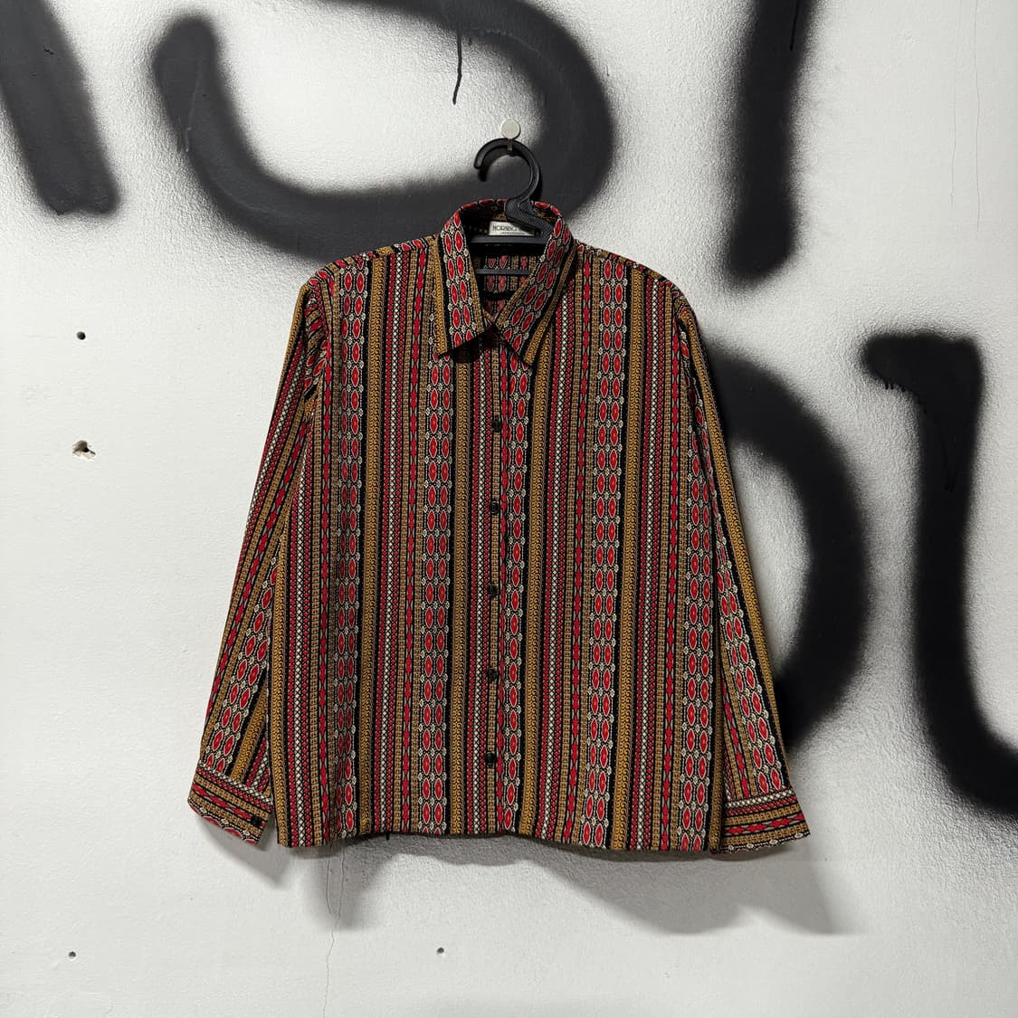 VTG 빈티지 스트라이프 패턴 셔츠 자켓 상품이미지1