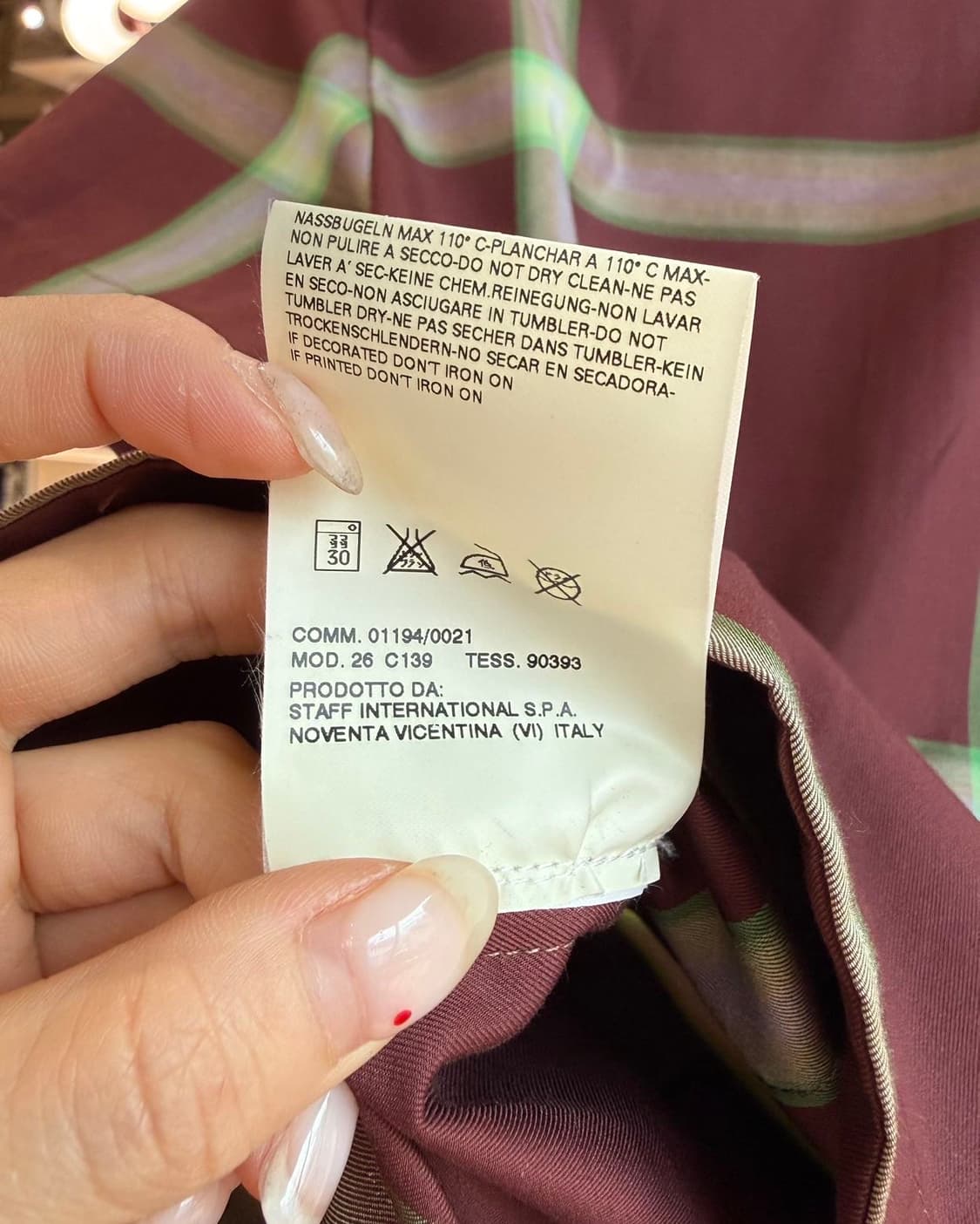 비비안 웨스트우드 레드라벨 하트 카라 체크 하프 셔츠 상품이미지9