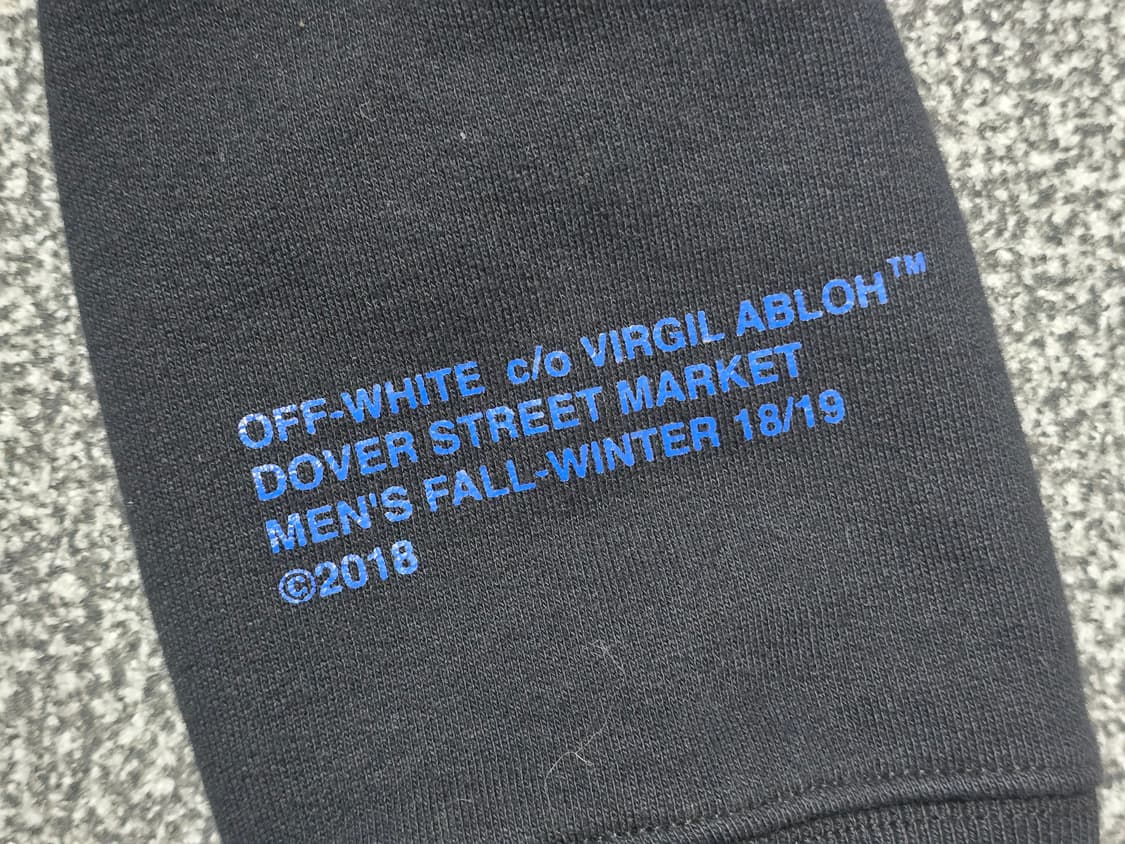 [S] 오프화이트 도버스트릿마켓 자수 후드 블루 그라데이션 상품이미지4