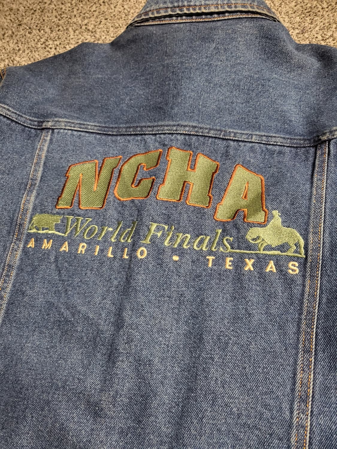 미국빈티지 NCHA 웨스턴 데님자켓 상품이미지6
