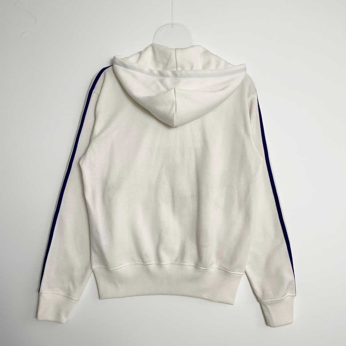 E2 아디다스 00's 화이트 퍼플 후드 집업 져지 95사이즈 상품이미지3