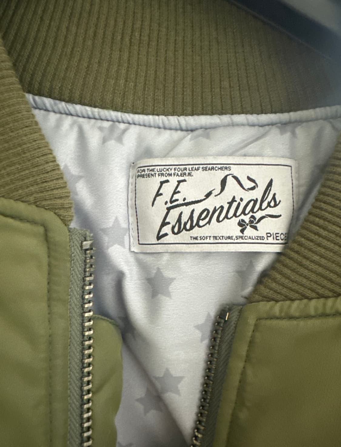 샵페어리 봄버 카키 상품이미지3