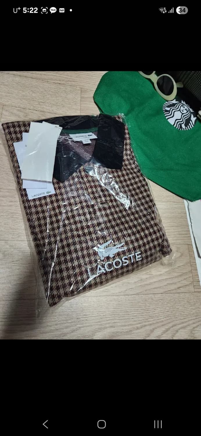(새상품)LACOSTE 클래식 긴팔 카라티 슬리브 티셔츠 니트 상품이미지4