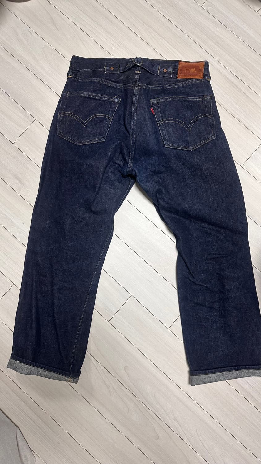 리바이스 501XX BIG E 신치백 셀비지 팬츠 W32 L28 상품이미지9