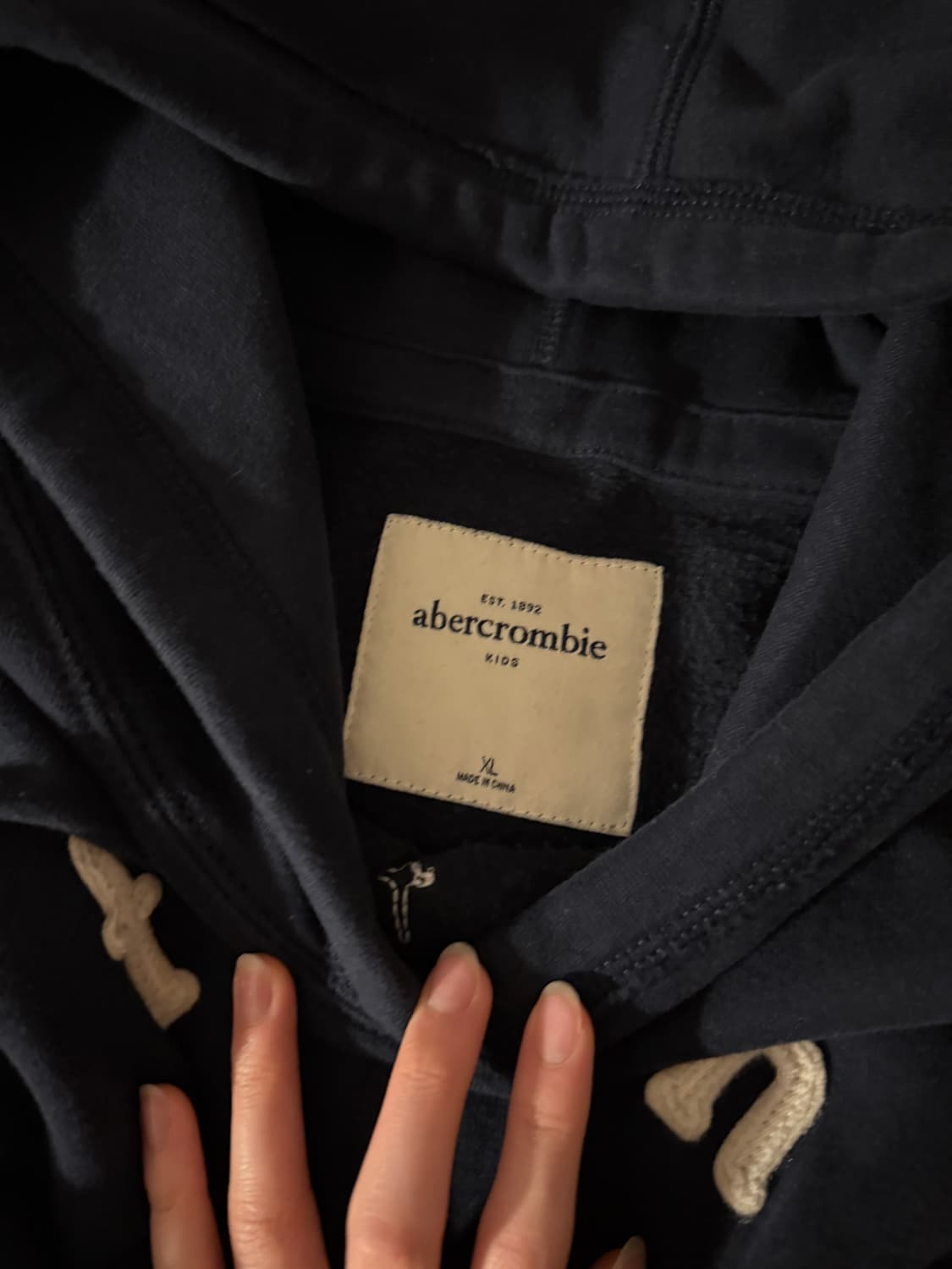 아베크롬비후드티 딱붙핏 키즈XL 여성S 희귀매물!! 상품이미지2