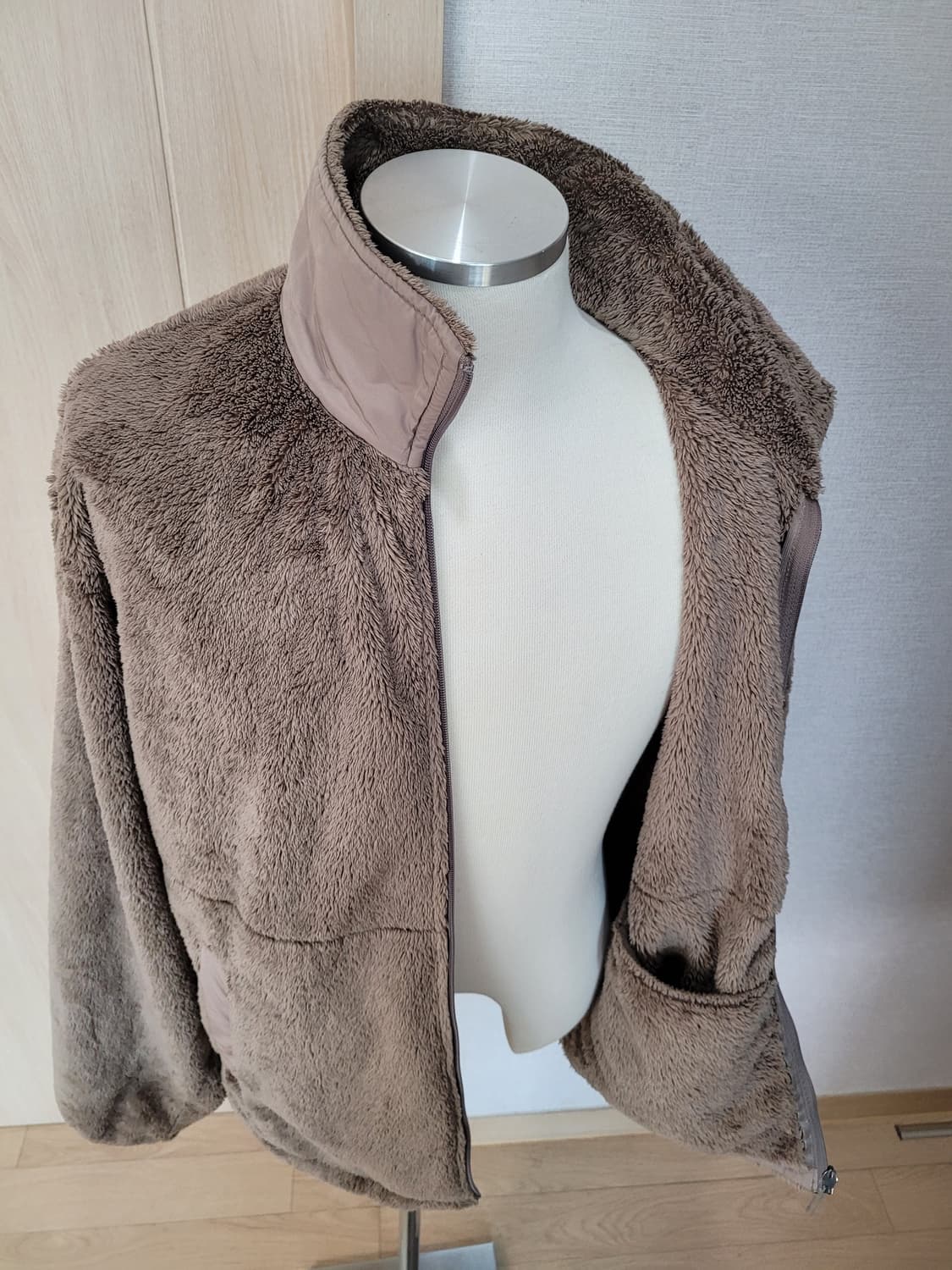 스파오 SPAO 남자 플리스 자켓 XL 브라운 상품이미지7