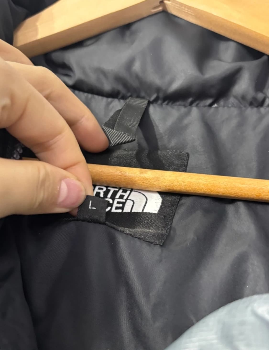 노스페이스 눕시 700 패딩 회색 100 상품이미지5