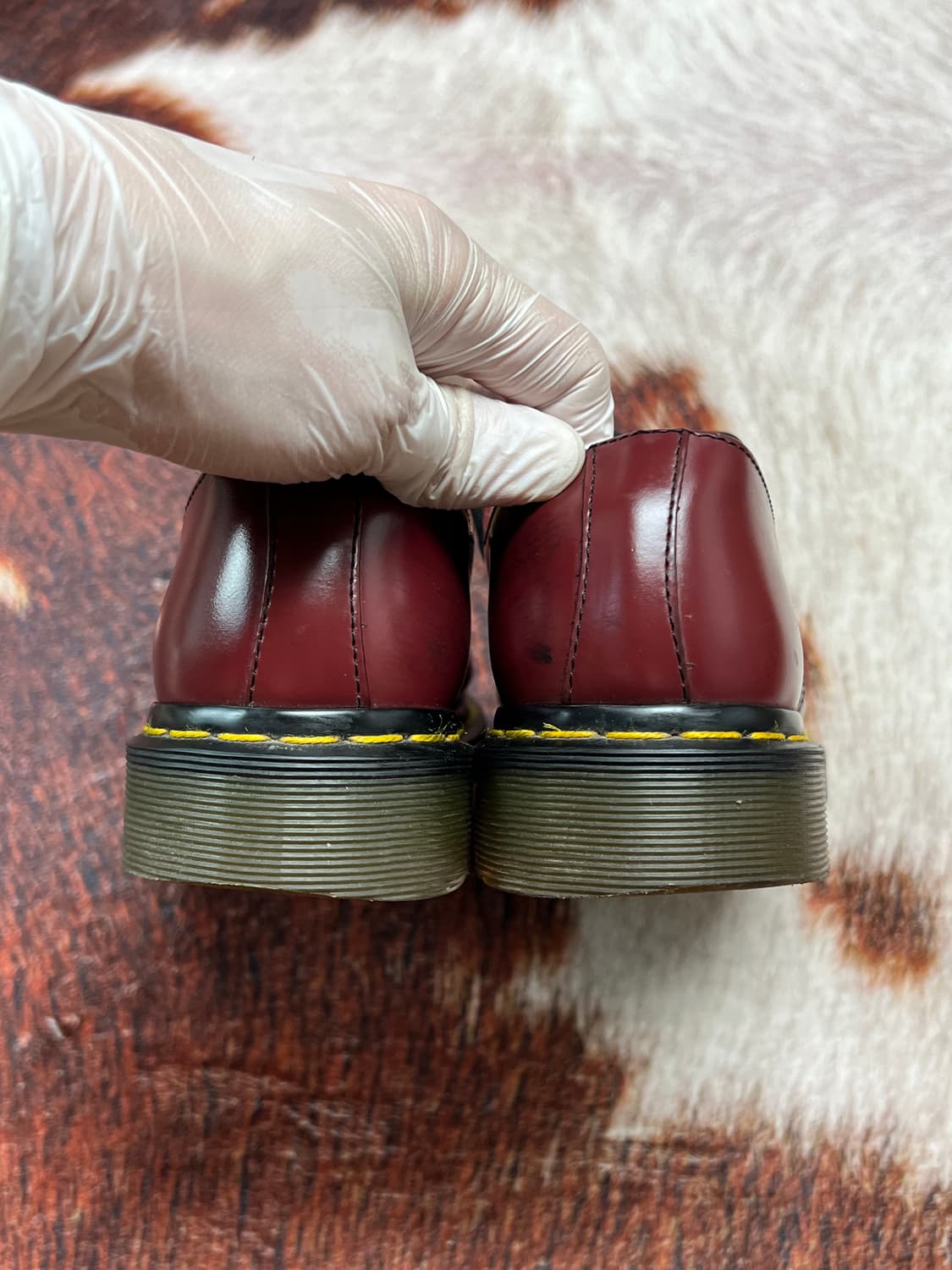 [39] 닥터마틴 1461 스무스 3홀 로퍼 체리레드 상품이미지4