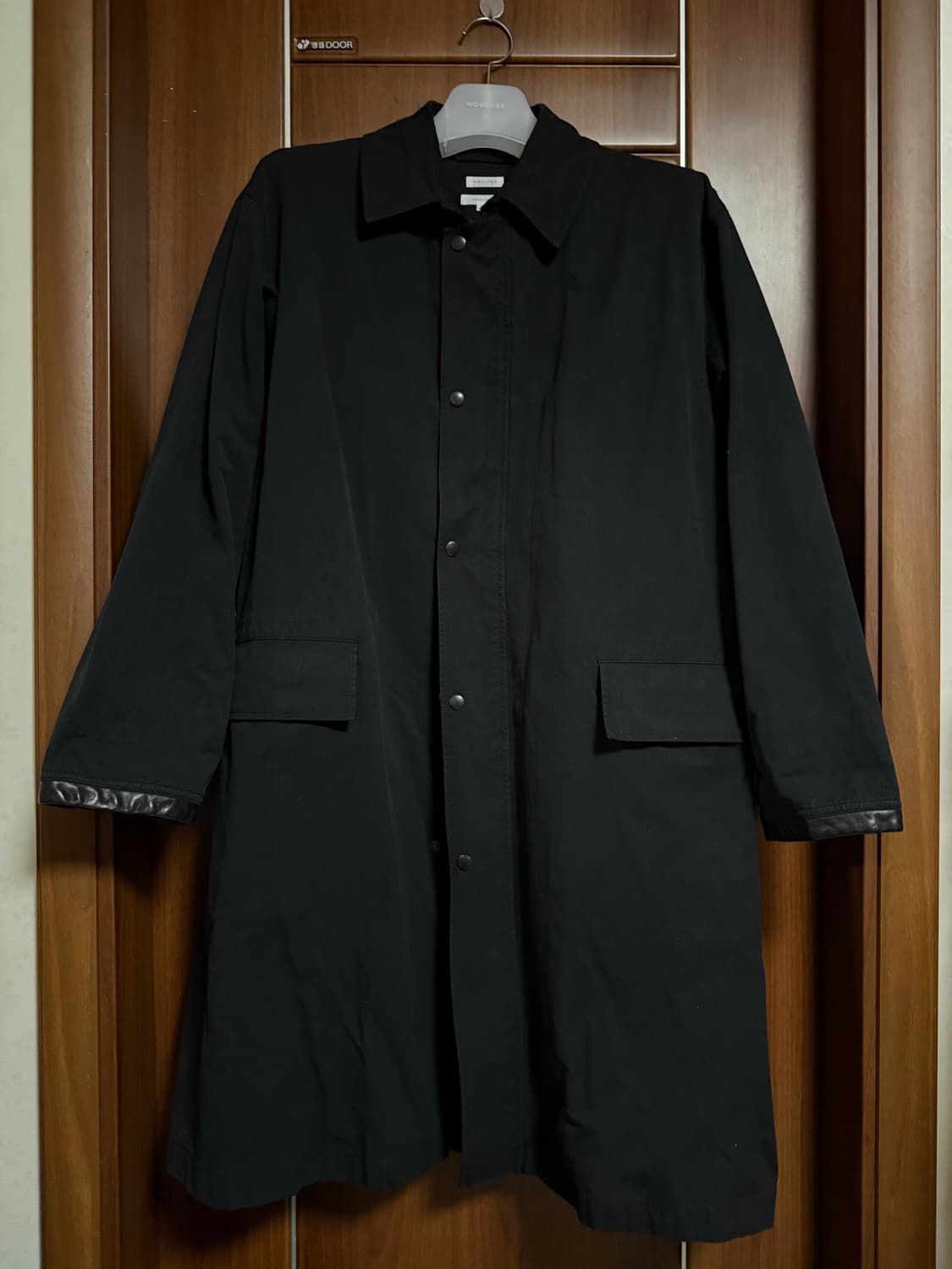 우드비 washed leather weather cloth coat 상품이미지1