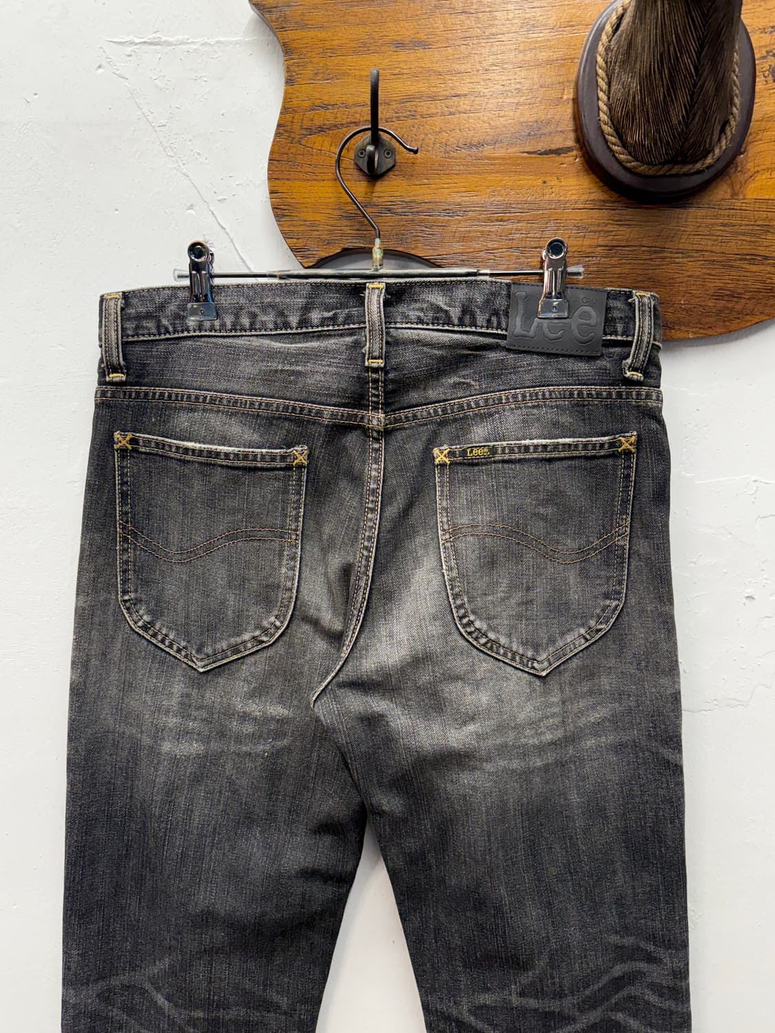 Lee Riders Black Straight Denim Pants 상품이미지5