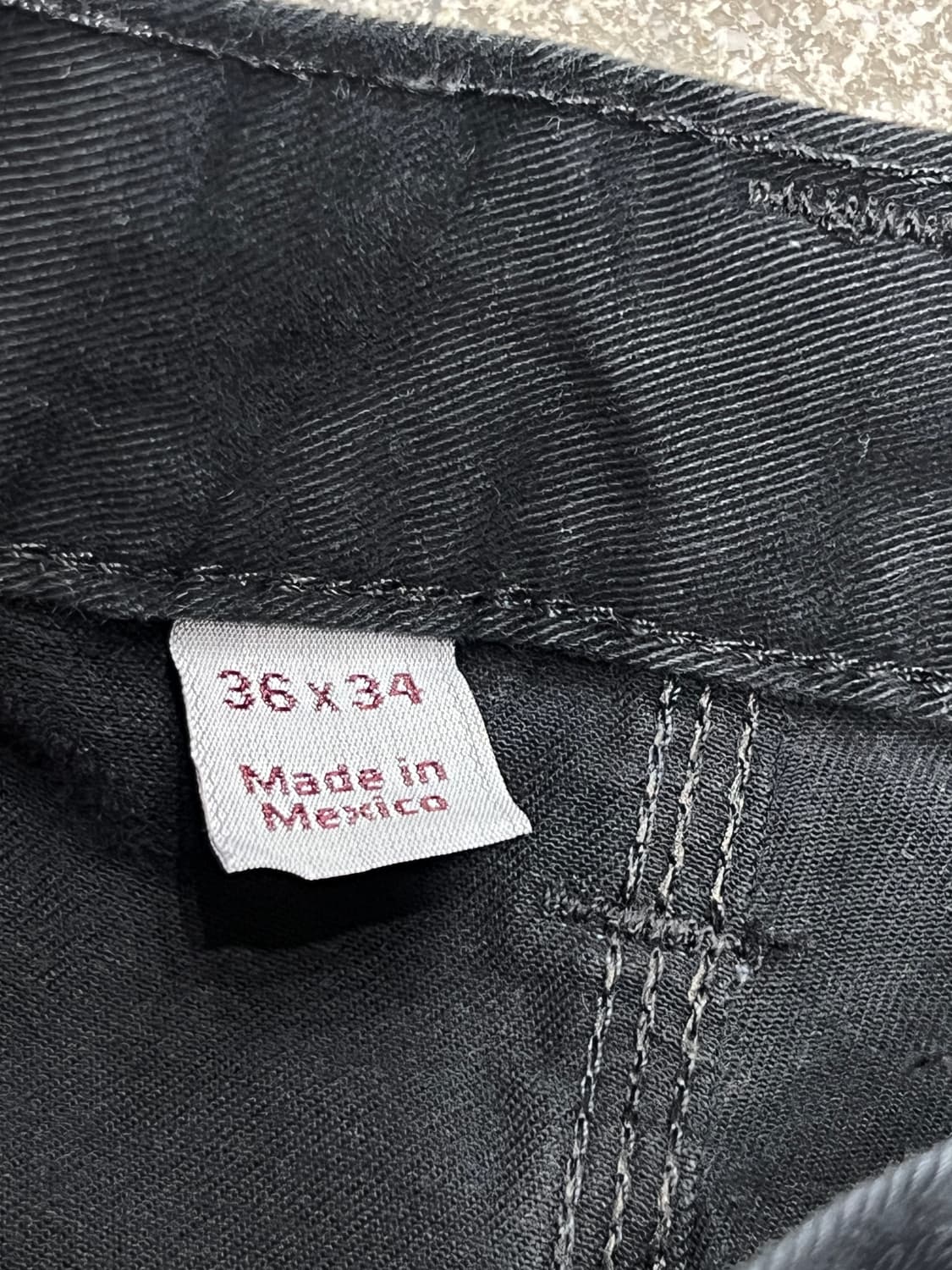 칼하트 피치 코튼 카펜터 워크 팬츠 블랙 상품이미지6